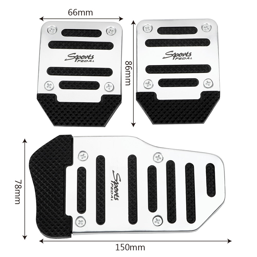 Capa de Pedal Antiderrapante para Carros Manuais