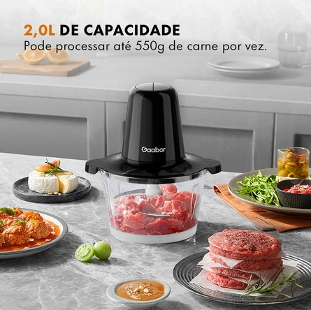 PowerMix Elite — Tecnologia de Corte Profissional na Sua Cozinha 2L • 4 Lâminas em Aço Inoxidável