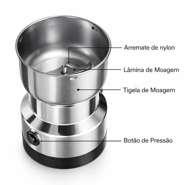 Moedor e Triturador Elétrico de Grãos - Produto Original