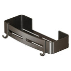 Kit Acessórios Para Banheiro 5 Peças Inox Grafite Escovado